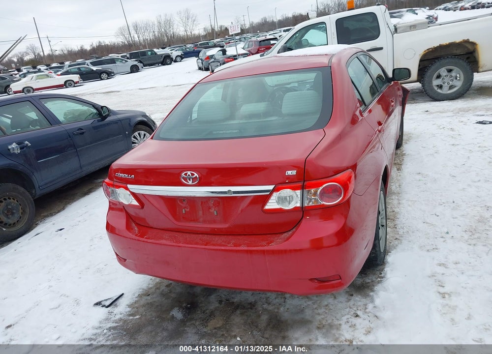2013 TOYOTA COROLLA LE VIN: 2T1BU4EE1DC084284
