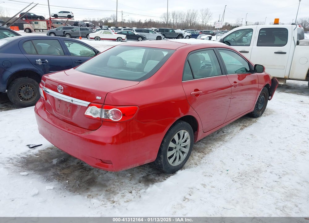 2013 TOYOTA COROLLA LE VIN: 2T1BU4EE1DC084284