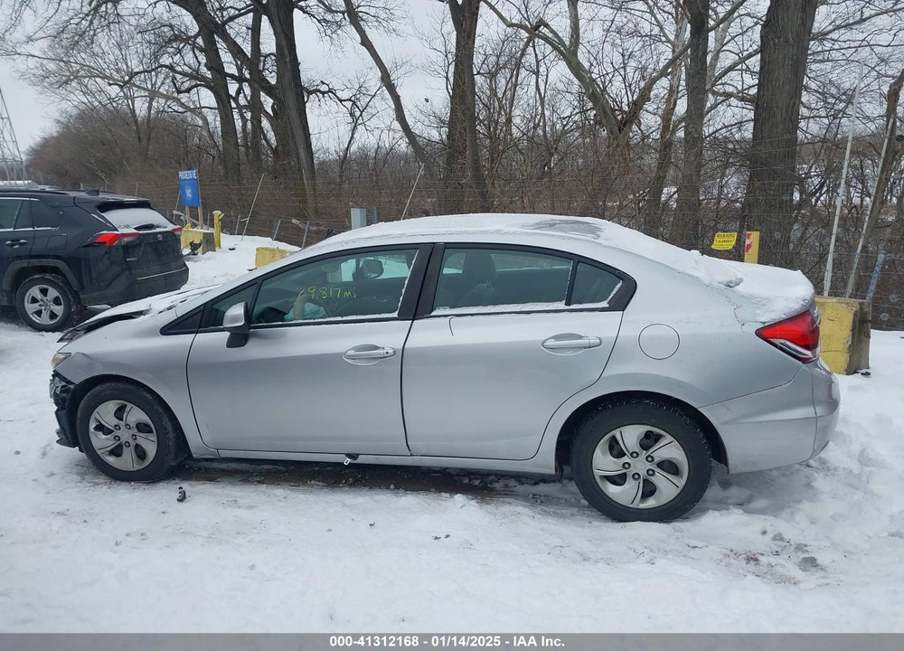 2013 HONDA CIVIC VIN: 2HGFB2F50DH588763