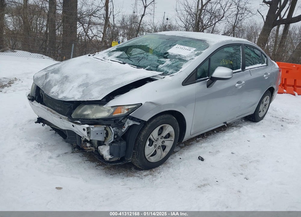 2013 HONDA CIVIC VIN: 2HGFB2F50DH588763