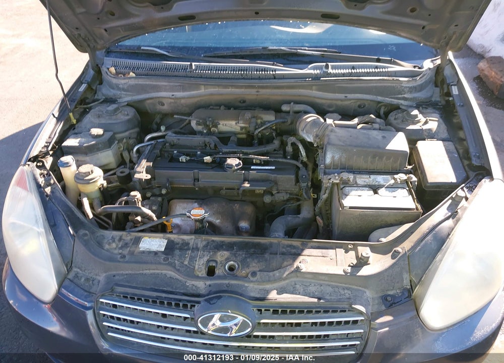 2007 HYUNDAI ACCENT GLS VIN: KMHCN46C07U165522