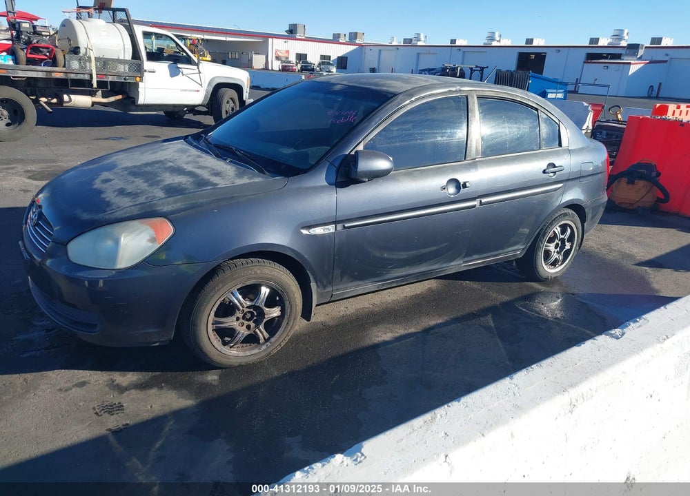 2007 HYUNDAI ACCENT GLS VIN: KMHCN46C07U165522