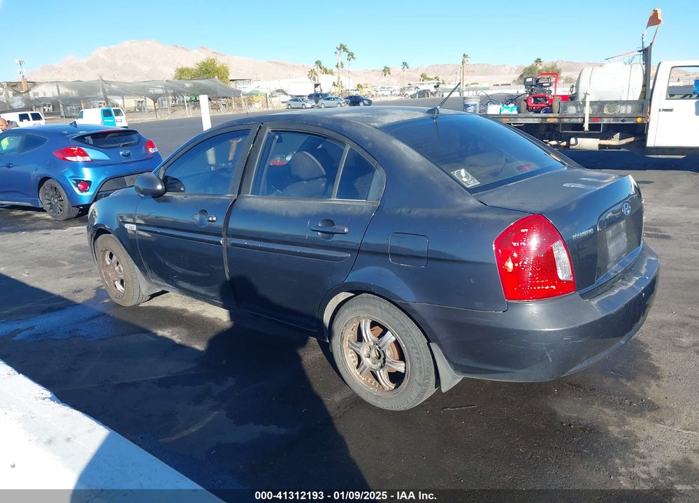 2007 HYUNDAI ACCENT GLS VIN: KMHCN46C07U165522