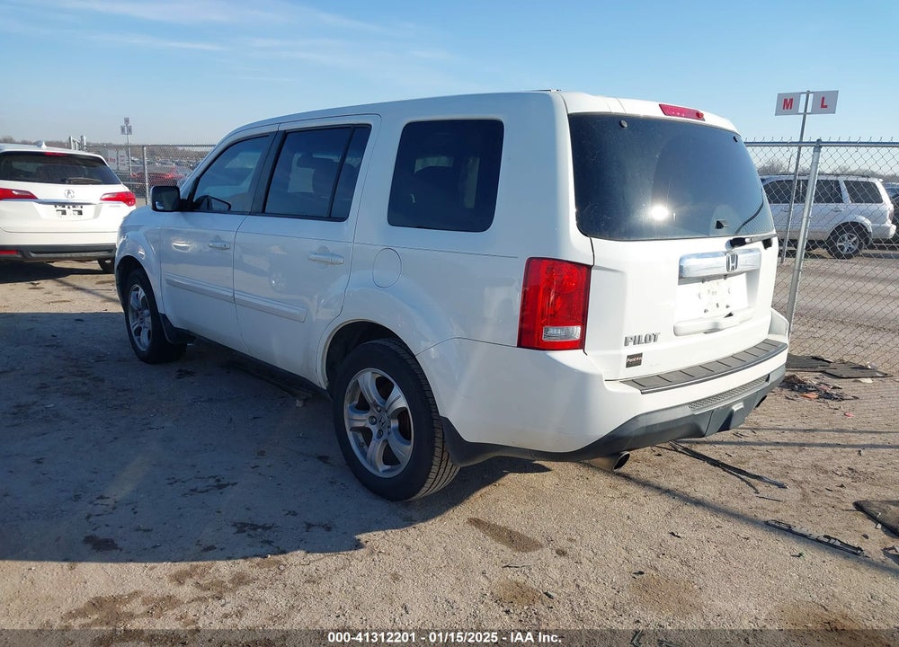 2013 HONDA PILOT EX-L VIN: 5FNYF3H56DB020490