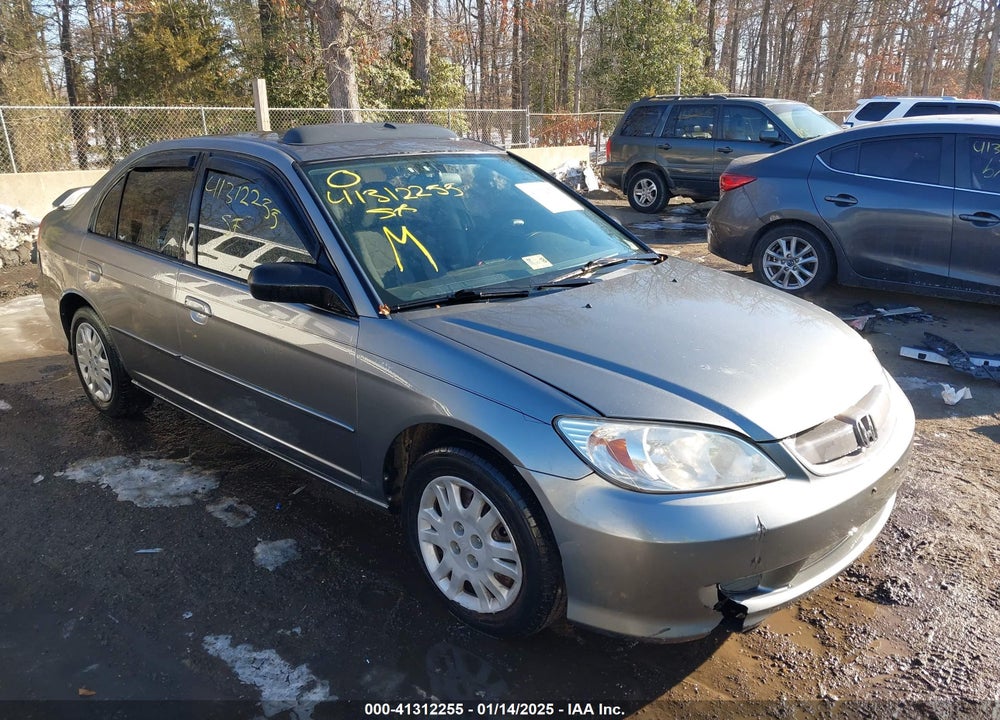 2004 HONDA CIVIC LX VIN: 2HGES16544H555139
