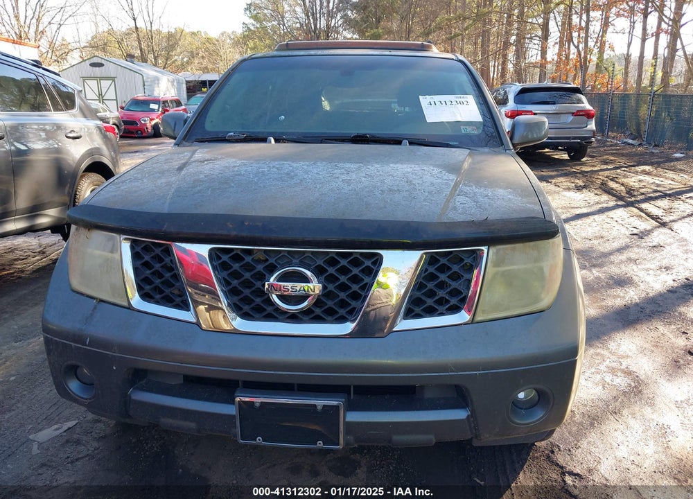 2005 NISSAN PATHFINDER SE VIN: 5N1AR18U75C746227