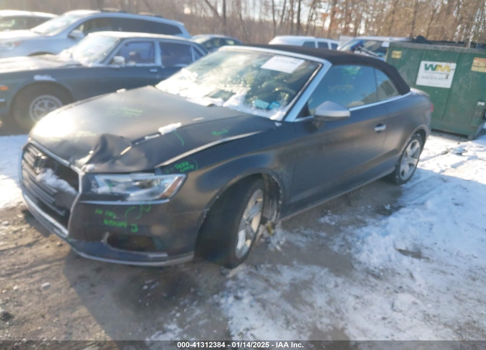 2017 AUDI A3 VIN: WAU78LFF1H1029319