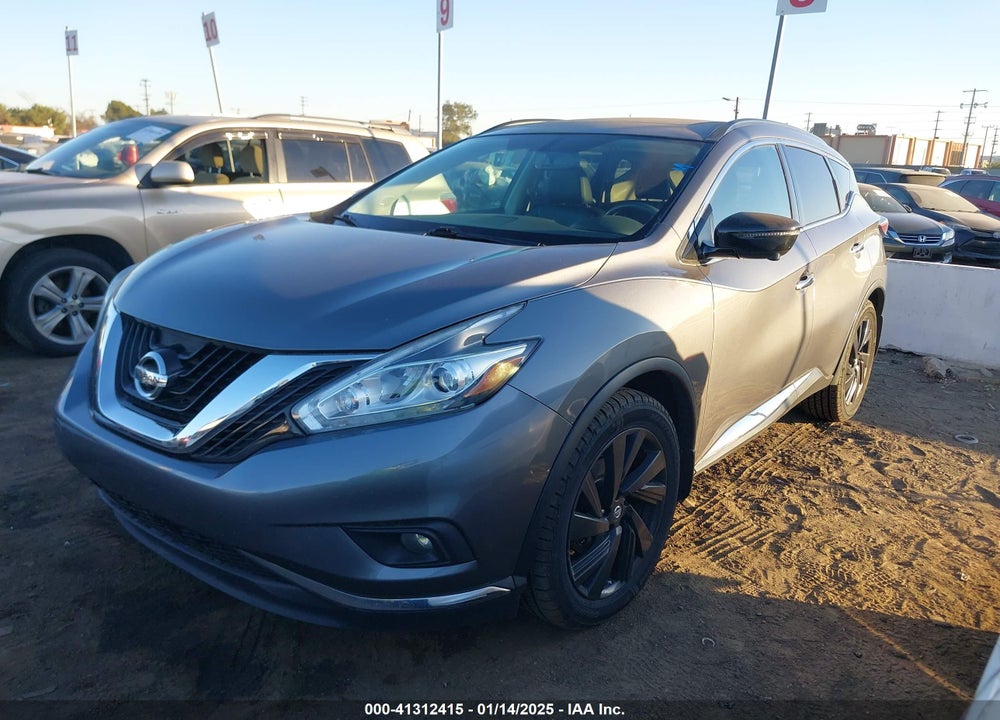 2017 NISSAN MURANO PLATINUM VIN: 5N1AZ2MH2HN197558