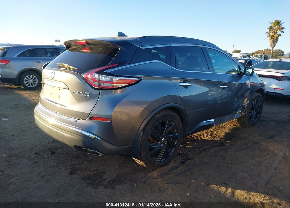 2017 NISSAN MURANO PLATINUM VIN: 5N1AZ2MH2HN197558