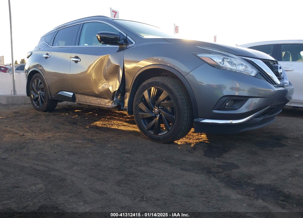 2017 NISSAN MURANO PLATINUM VIN: 5N1AZ2MH2HN197558