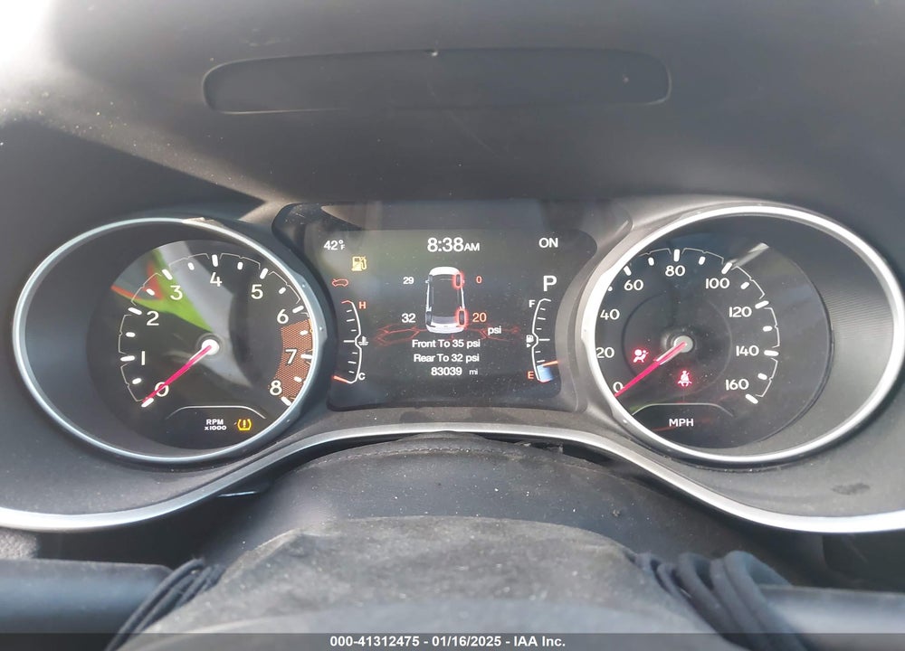 2018 JEEP COMPASS LATITUDE FWD VIN: 3C4NJCBB9JT226836