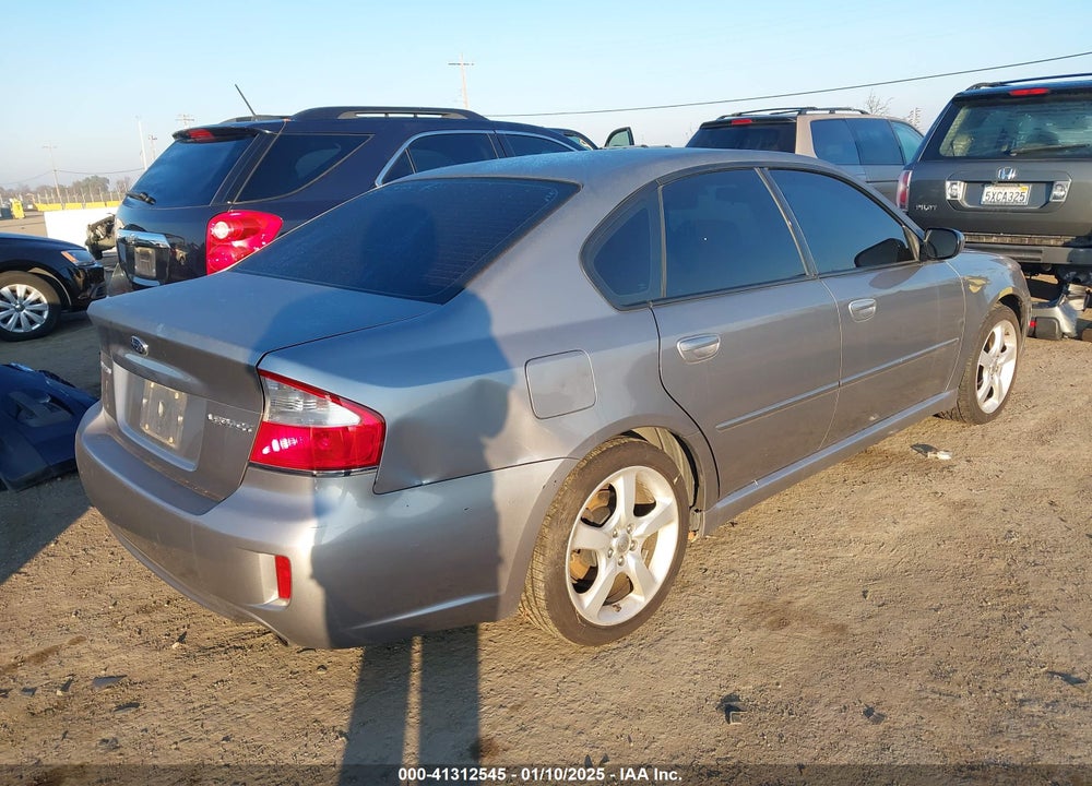 2008 SUBARU LEGACY VIN: 4S3BL616187225990