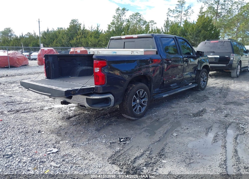 2022 CHEVROLET SILVERADO 1500 4WD STANDARD BED LT VIN: 3GCUDDET9NG642946