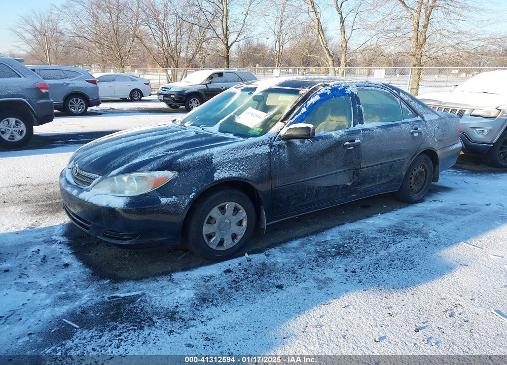 2002 TOYOTA CAMRY LE VIN: JTDBE32K020050765