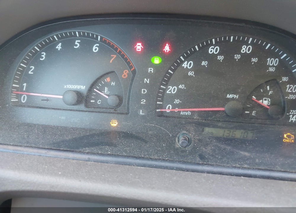 2002 TOYOTA CAMRY LE VIN: JTDBE32K020050765