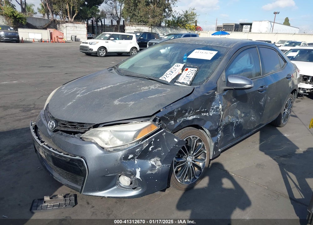 2016 TOYOTA COROLLA VIN: 5YFBURHE6GP422937