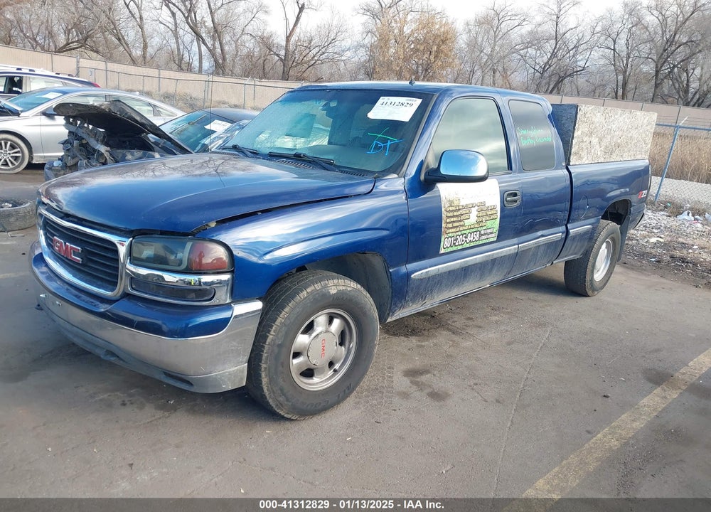 2002 GMC SIERRA 1500 SLE VIN: 2GTEK19T121227742