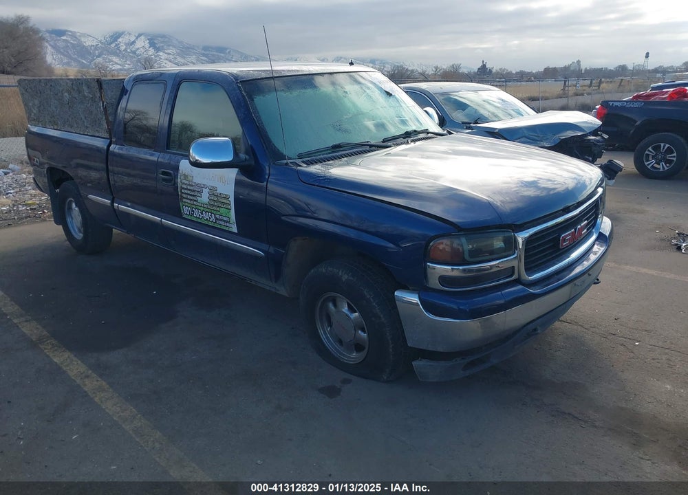 2002 GMC SIERRA 1500 SLE VIN: 2GTEK19T121227742