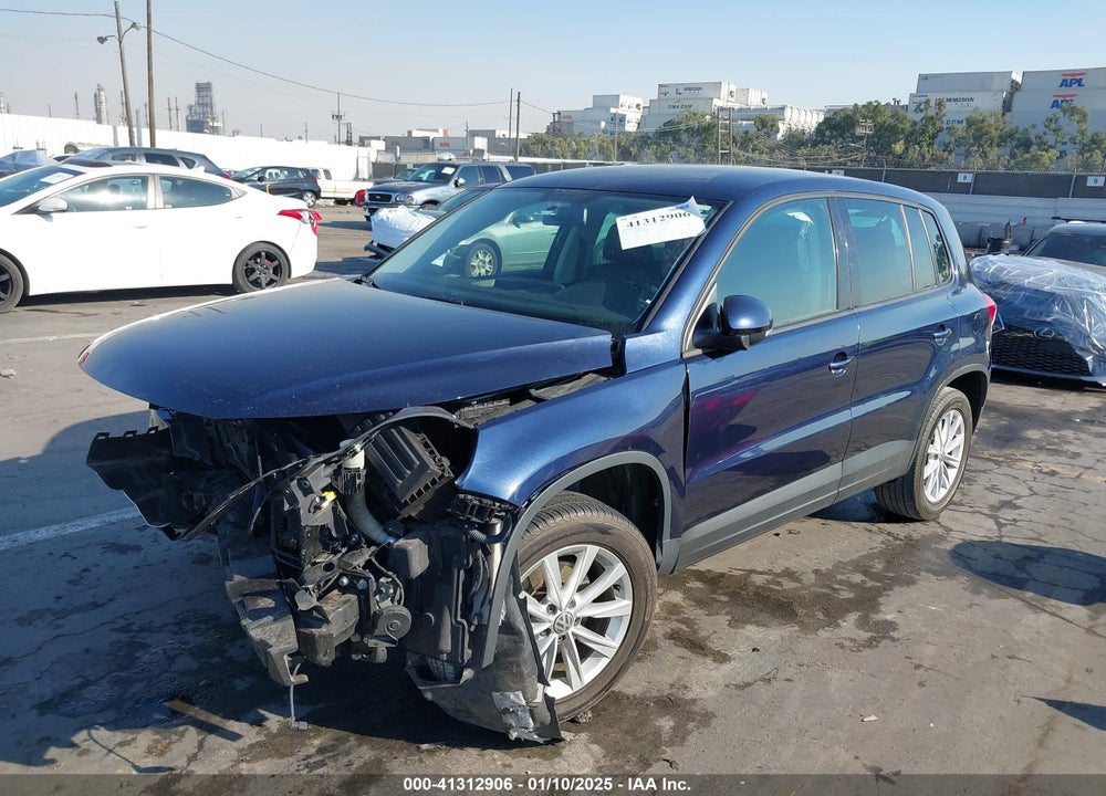2014 VOLKSWAGEN TIGUAN SE VIN: WVGBV3AX7EW616298
