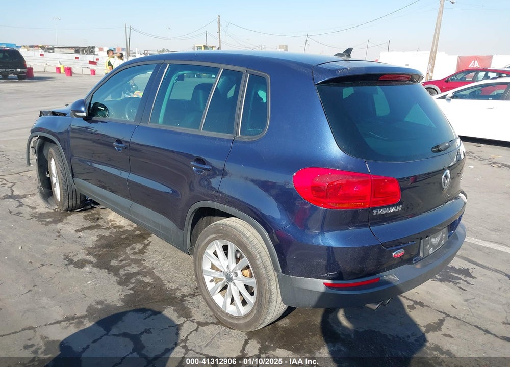 2014 VOLKSWAGEN TIGUAN SE VIN: WVGBV3AX7EW616298