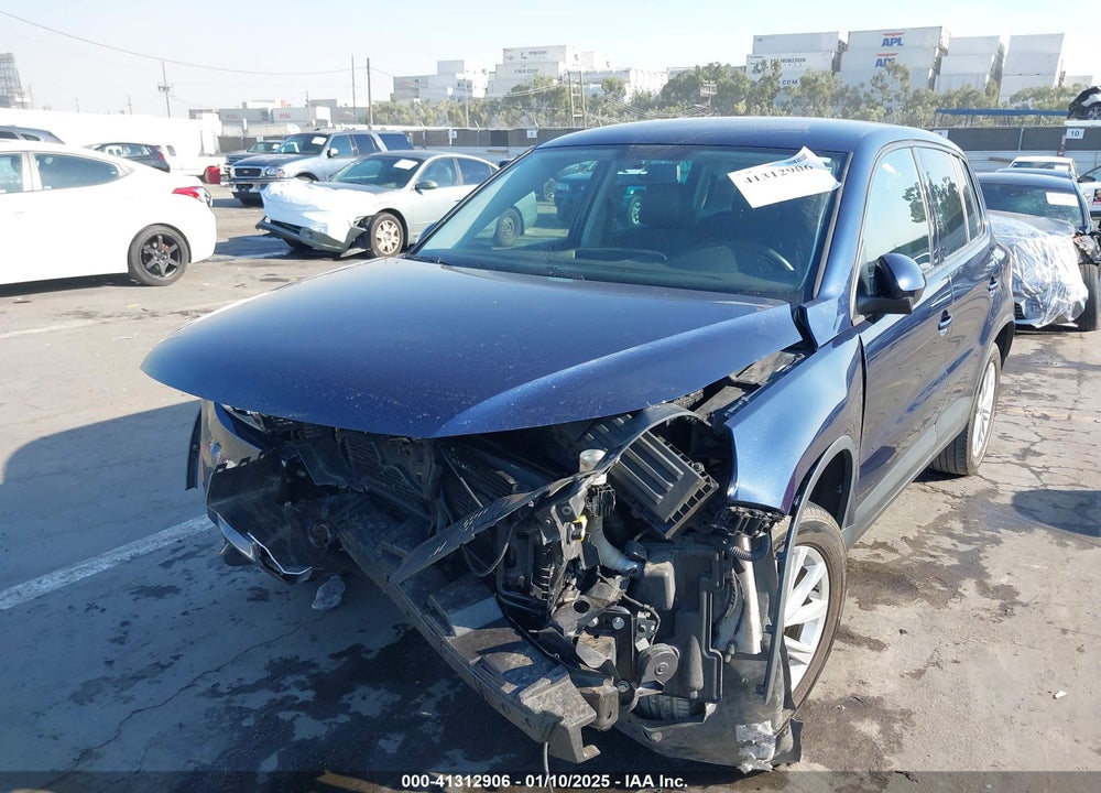 2014 VOLKSWAGEN TIGUAN SE VIN: WVGBV3AX7EW616298