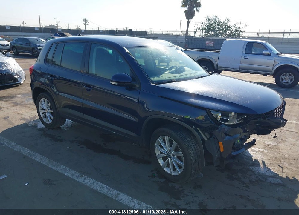 2014 VOLKSWAGEN TIGUAN SE VIN: WVGBV3AX7EW616298