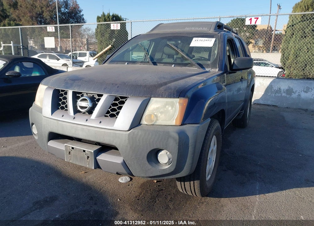 2006 NISSAN XTERRA S VIN: 5N1AN08U86C506675