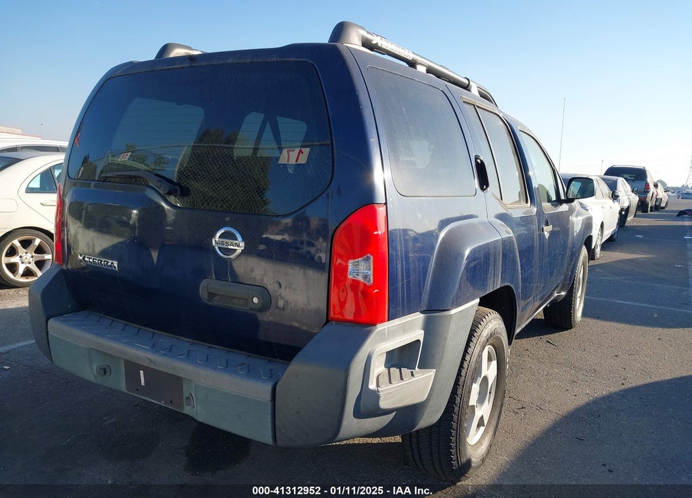 2006 NISSAN XTERRA S VIN: 5N1AN08U86C506675