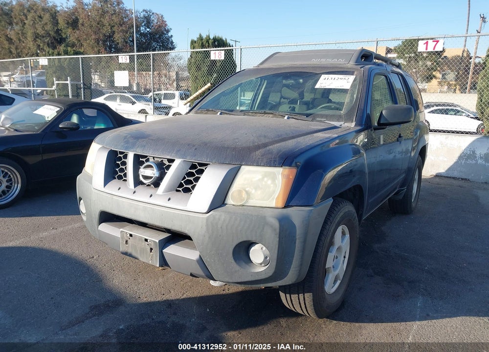 2006 NISSAN XTERRA S VIN: 5N1AN08U86C506675