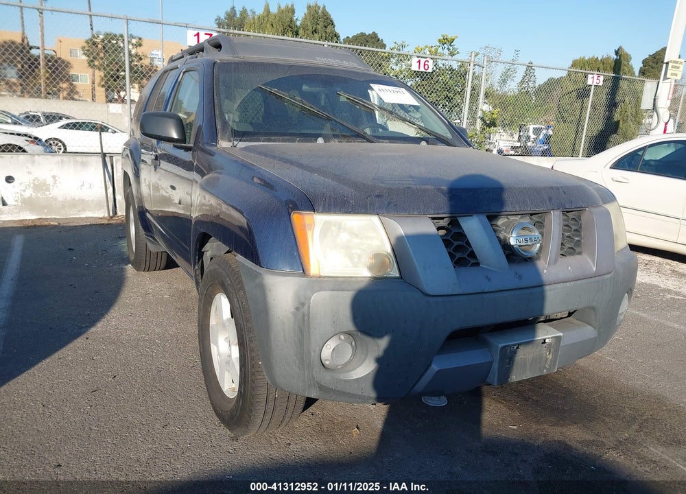 2006 NISSAN XTERRA S VIN: 5N1AN08U86C506675