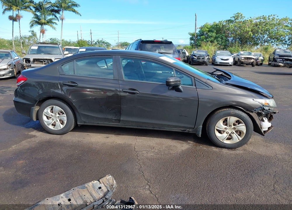 2014 HONDA CIVIC LX VIN: 2HGFB2F53EH535783
