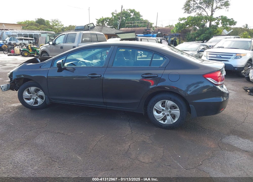 2014 HONDA CIVIC LX VIN: 2HGFB2F53EH535783
