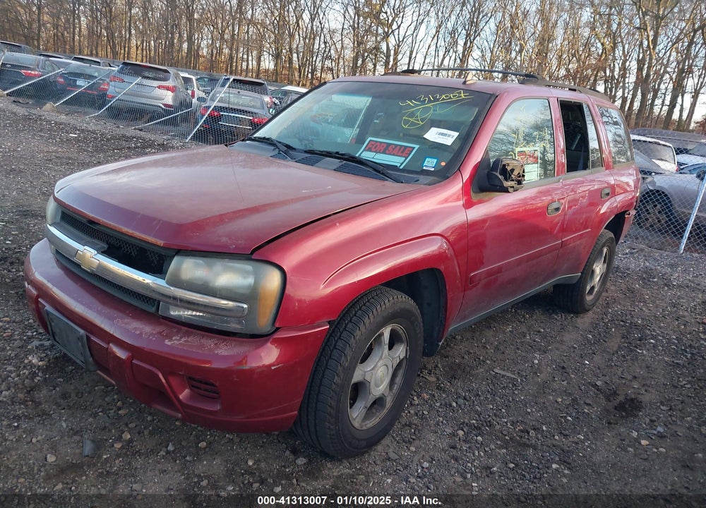 2007 CHEVROLET TRAILBLAZER LS VIN: 1GNDT13S272195827