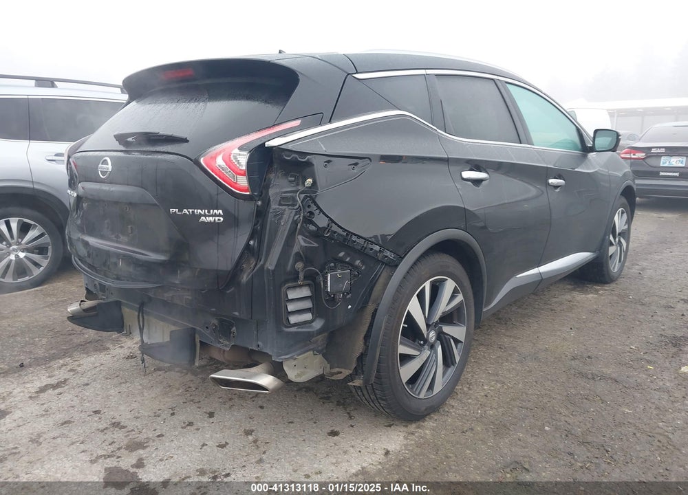 2015 NISSAN MURANO PLATINUM VIN: 5N1AZ2MH1FN251834