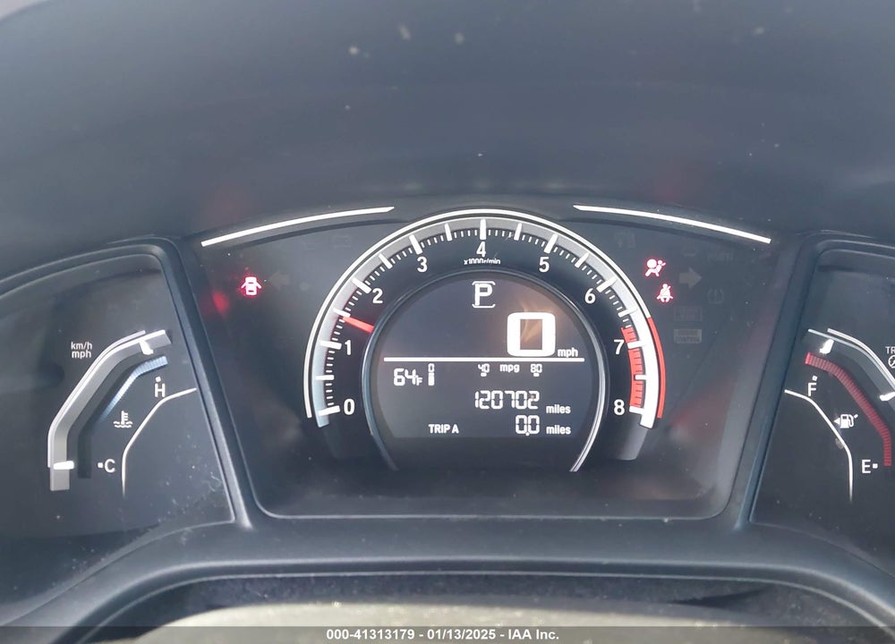 2017 HONDA CIVIC VIN: 2HGFC2F57HH572711