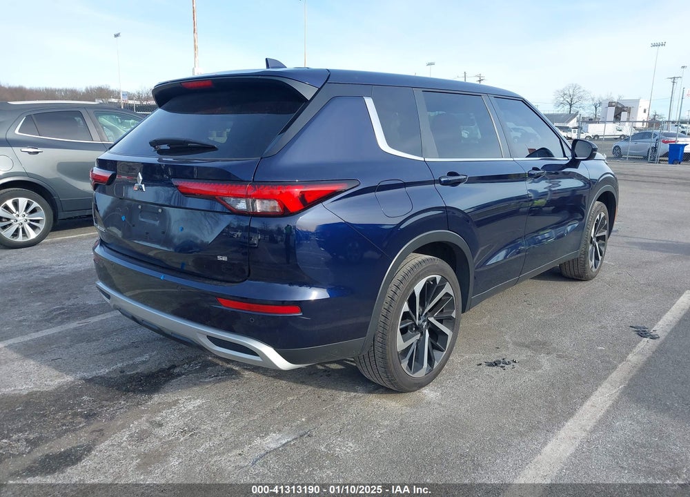2022 MITSUBISHI OUTLANDER BLACK EDITION 2WD/SE 2.5 2WD/SE LAUNCH EDITION 2WD VIN: JA4J3UA8XNZ017991