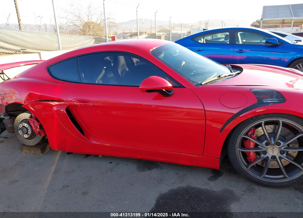 2016 PORSCHE CAYMAN VIN: WP0AC2A84GK191352