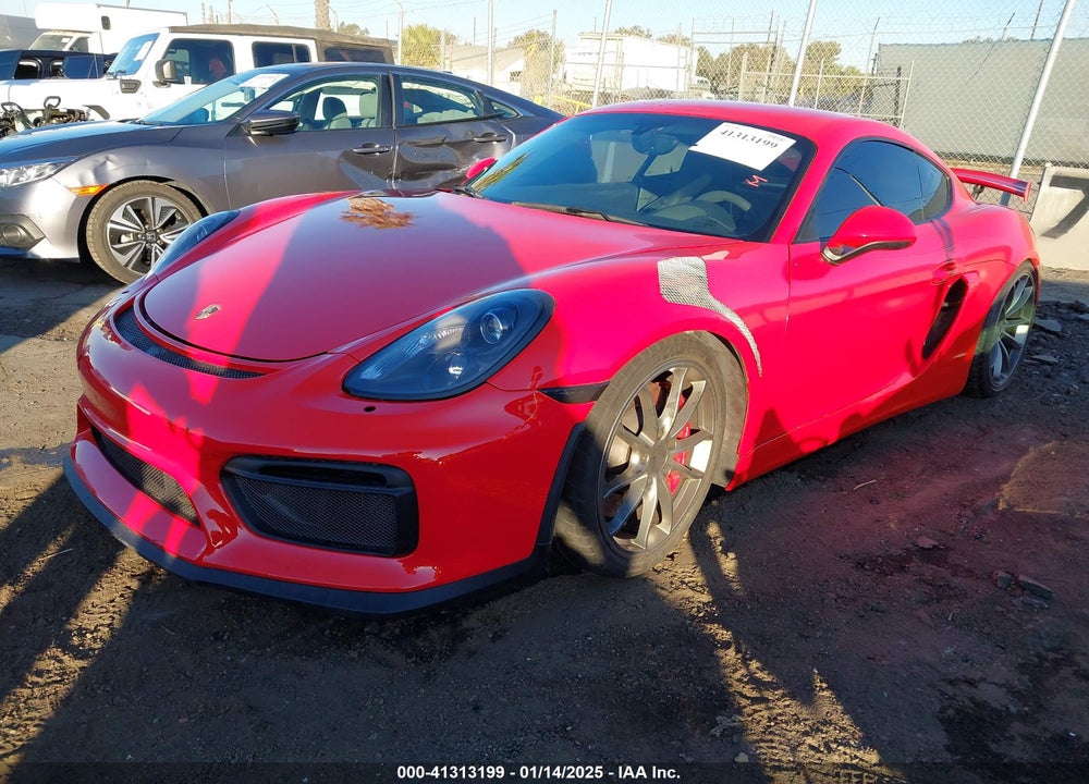 2016 PORSCHE CAYMAN VIN: WP0AC2A84GK191352