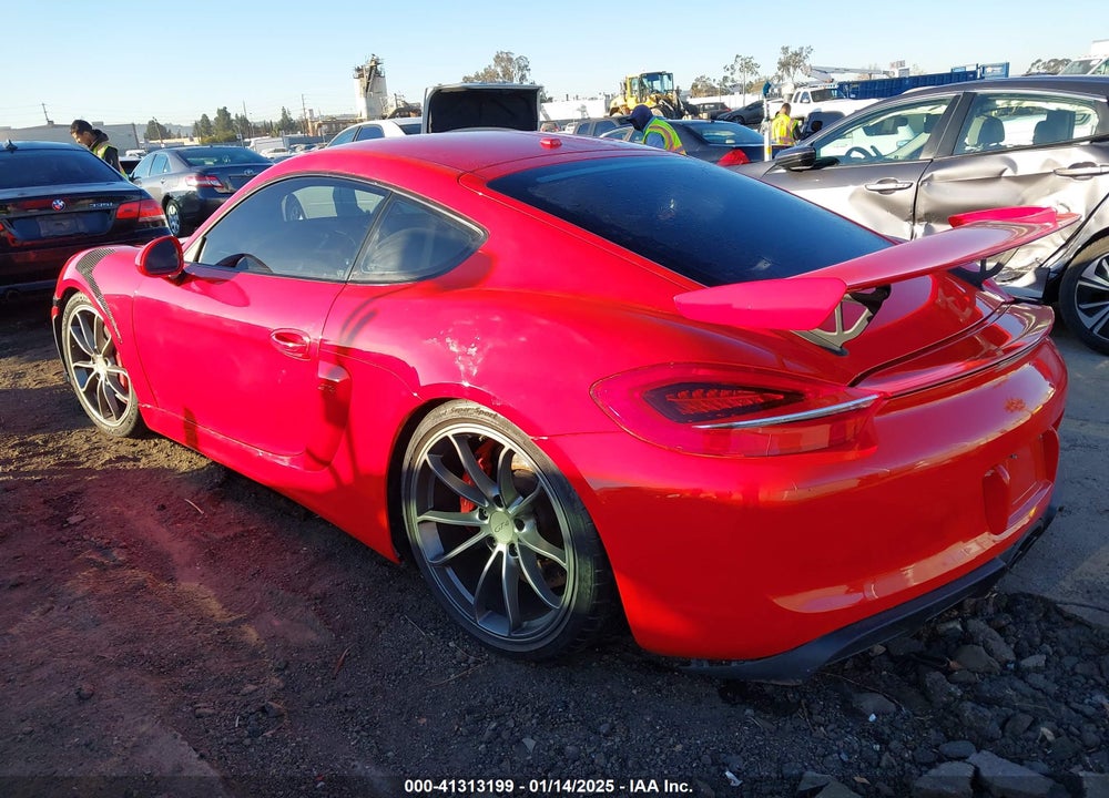 2016 PORSCHE CAYMAN VIN: WP0AC2A84GK191352