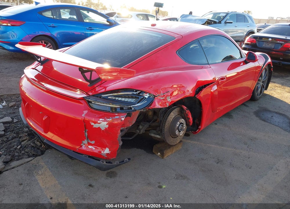 2016 PORSCHE CAYMAN VIN: WP0AC2A84GK191352