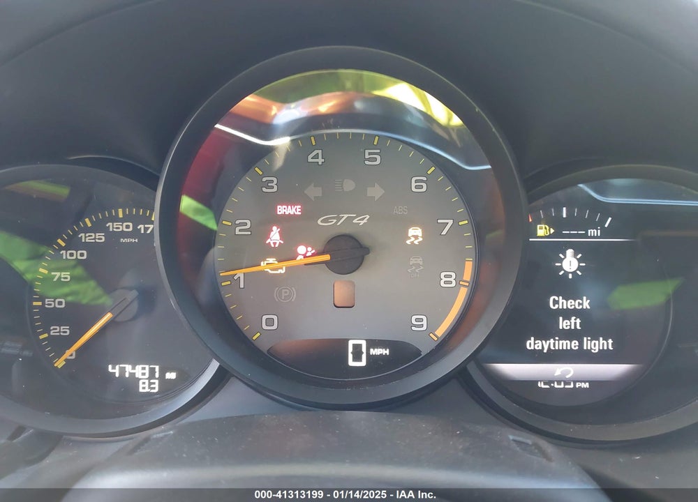 2016 PORSCHE CAYMAN VIN: WP0AC2A84GK191352