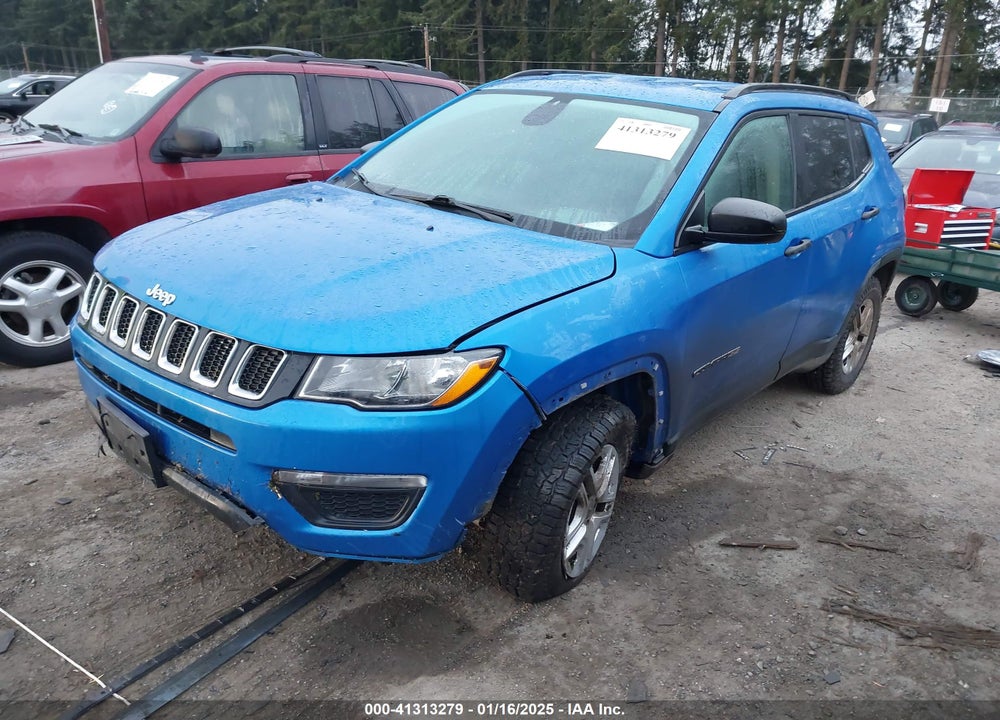 2018 JEEP COMPASS SPORT 4X4 VIN: 3C4NJDAB6JT100599