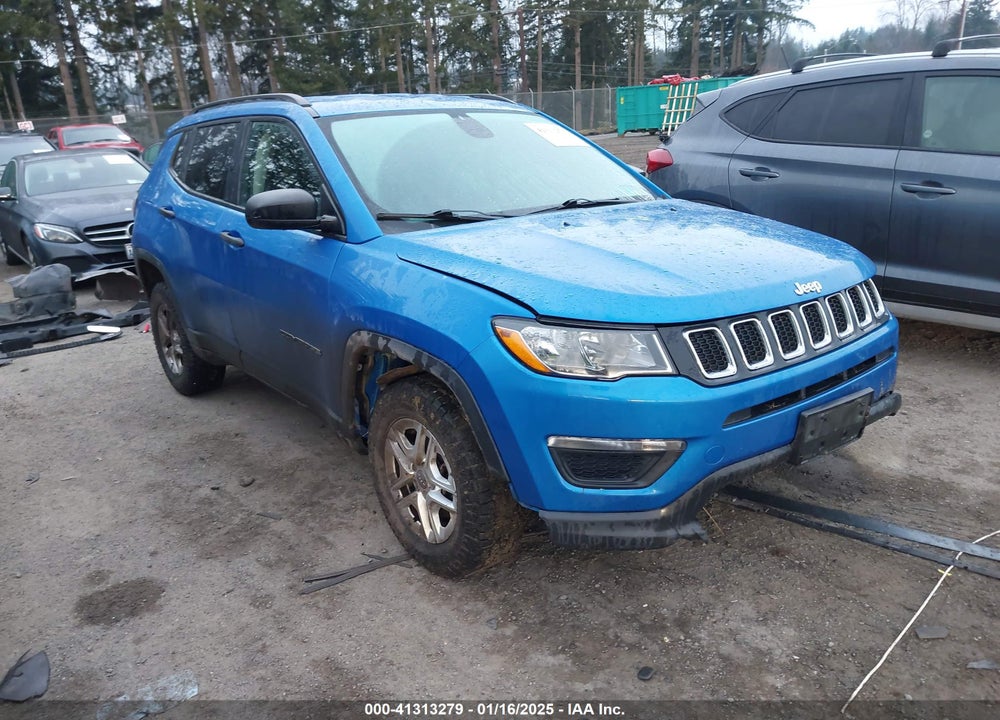 2018 JEEP COMPASS SPORT 4X4 VIN: 3C4NJDAB6JT100599