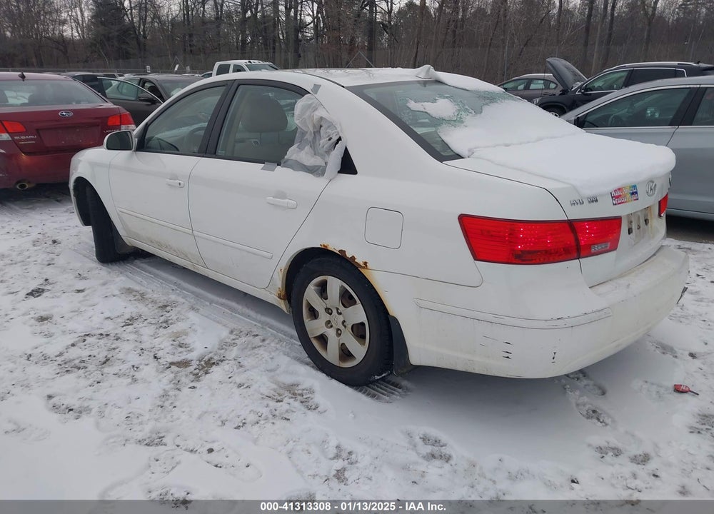 2009 HYUNDAI SONATA GLS VIN: 5NPET46C39H554283