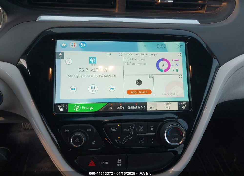 2017 CHEVROLET BOLT EV LT VIN: 1G1FW6S07H4183855
