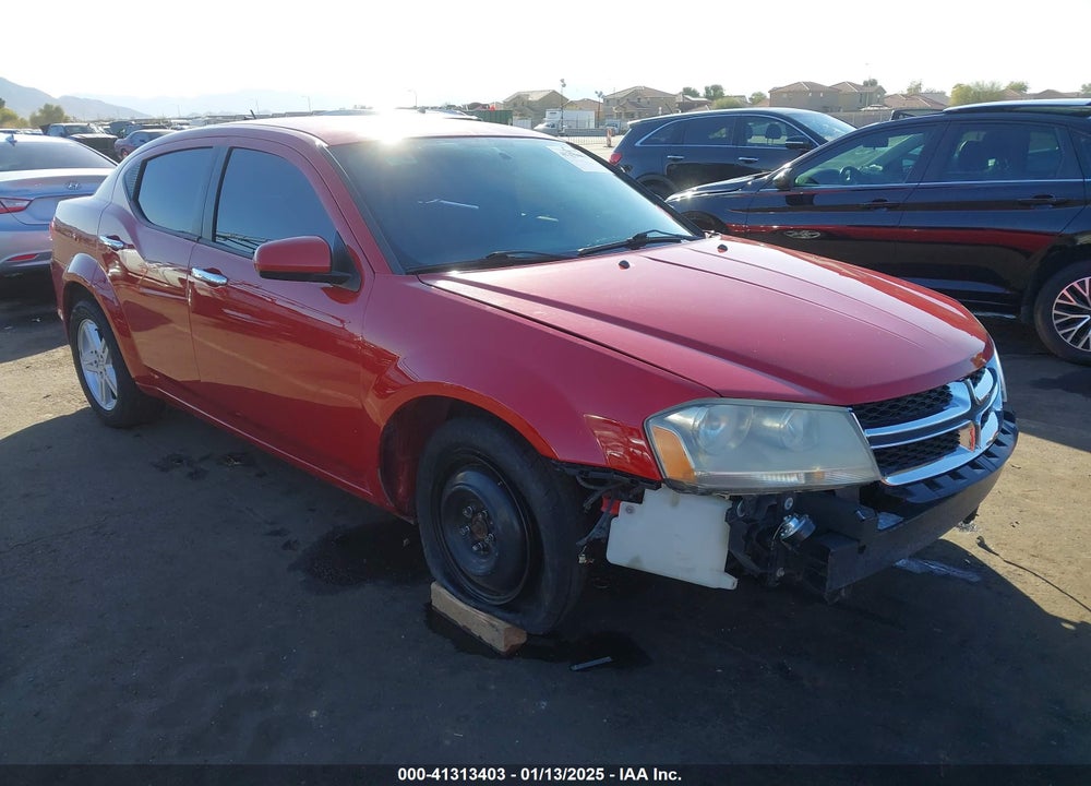 2013 DODGE AVENGER SXT VIN: 1C3CDZCB1DN623773