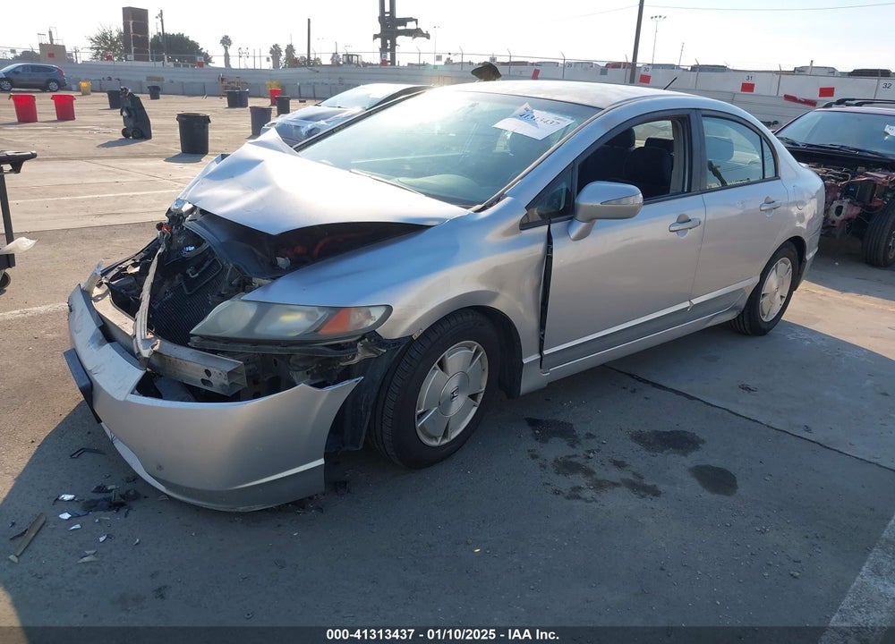 2006 HONDA CIVIC HYBRID VIN: JHMFA36216S013580