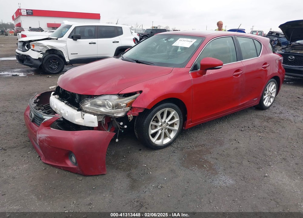 2012 LEXUS CT 200H PREMIUM VIN: JTHKD5BHXC2103446