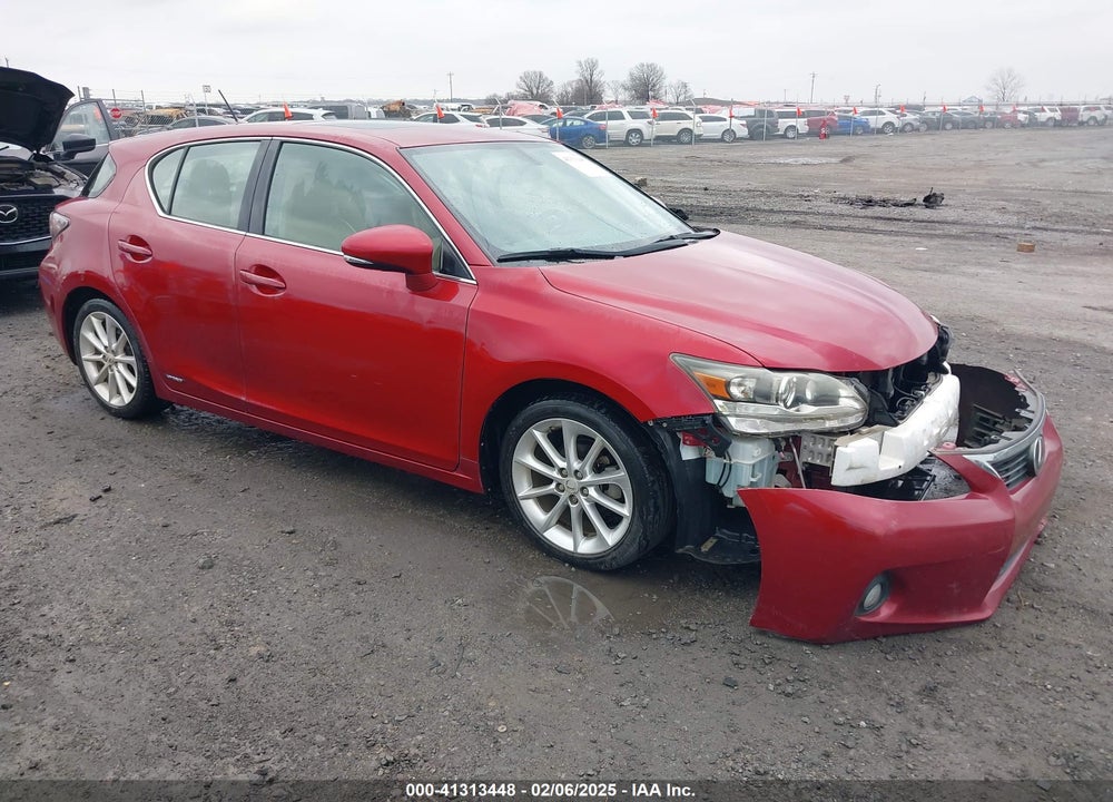 2012 LEXUS CT 200H PREMIUM VIN: JTHKD5BHXC2103446