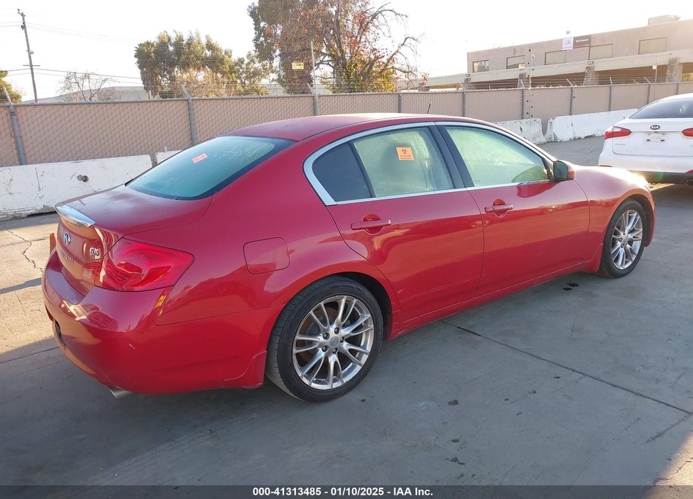 2007 INFINITI G35 JOURNEY VIN: JNKBV61E37M701351